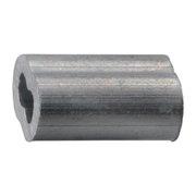 Midwest Fastener 1/16" Aluminum Cable Ferrules 100PK 54887